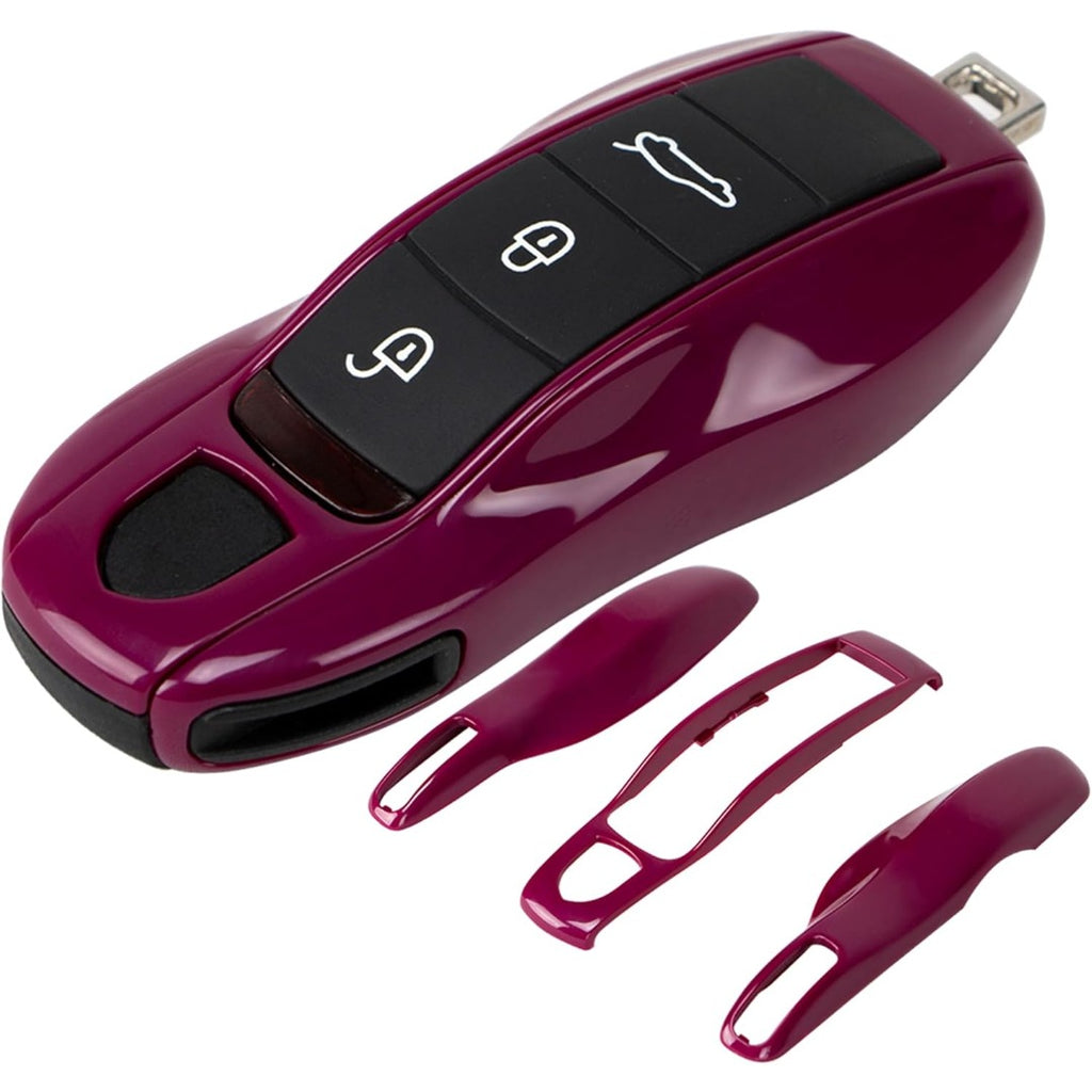 Coque de remplacement pour clé Porsche, 3 pièces, peinte 