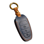 Carsine Hyundai STARIA SONATA Leather Car Key Cover 3,4,5,7 Button Black / 3 Button