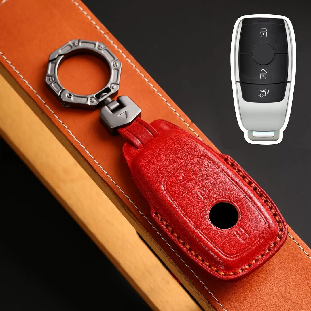 Luxury Mercedes-Benz/Maybach Leather Key Cover | Premium Protection for All Models