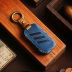 Carsine Kia K5 K3 Leather Car Key Cover Blue / A