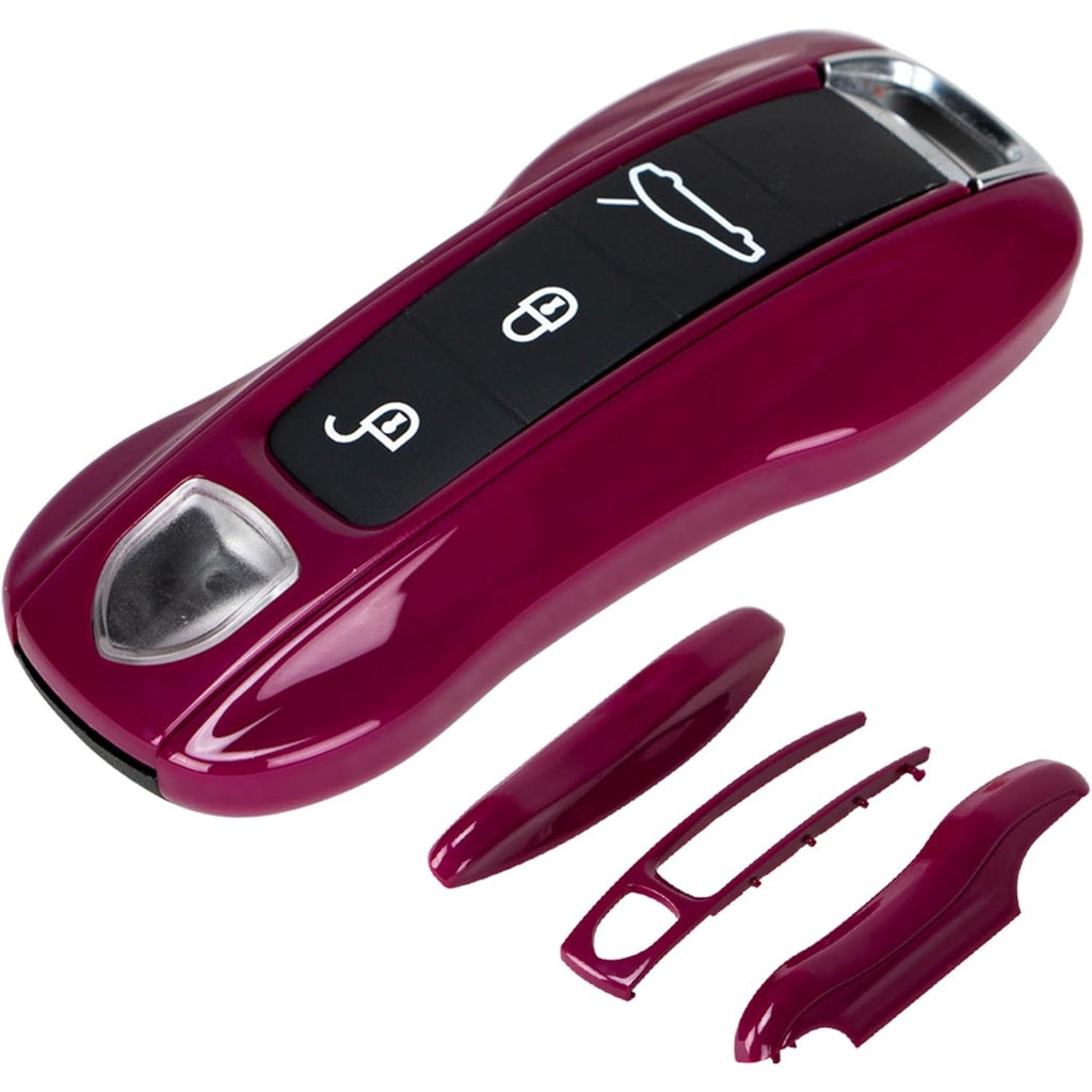 Coque de remplacement pour clé Porsche, 3 pièces, peinte 