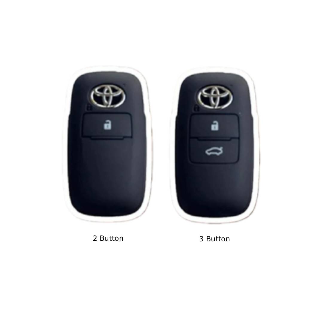 Toyota Yaris Leather Car Key Cover 2,3 Button