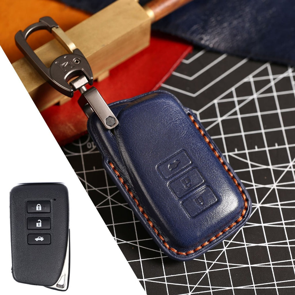 Luxury Lexus Key Fob Case - Handmade Genuine Leather Protector Cover |Fits All Models