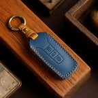 Étui de clé de voiture en cuir pour Volkswagen Touareg, 3 boutons