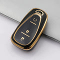 Carsine Chevrolet Holden Car Key Case Golden Edge Black / Key case