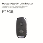 Carsine Kia Sorento Leather Car Key Cover Black