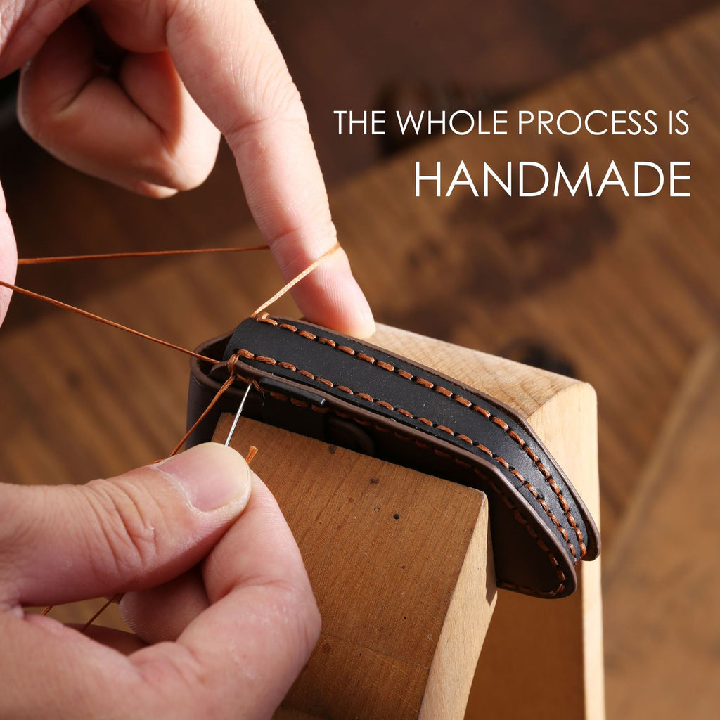 Carsine Kia Sorento Leather Car Key Cover Black