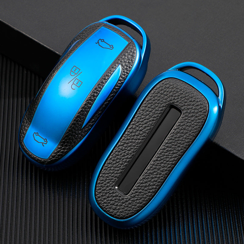 Carsine Tesla Car Key Case Blue / Key case