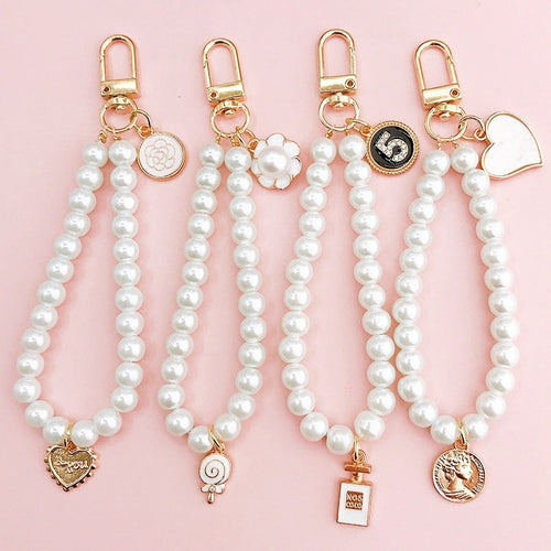 Carsine Pearl Keychain Pendant A