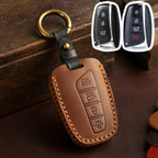 Hyundai IX45 Leather Car Key Cover 3,4 Button