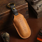 Carsine Ford Equator Leather Car Key Cover 4 Button Black