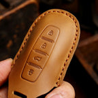 Carsine Ford Equator Leather Car Key Cover 4 Button Black