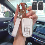 Toyota Car Key Case Golden Edge
