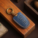 Hyundai IX45 Leather Car Key Cover 3,4 Button