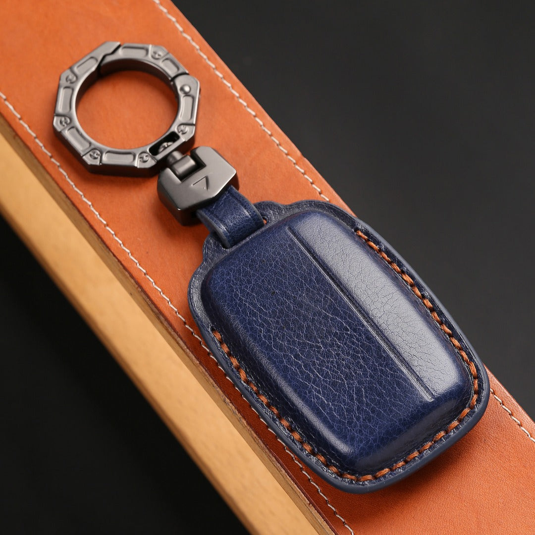 Land Rover/Jaguar Leather Key Cover | Handmade Full-Grain | Precision Fit 2010-2025 Models