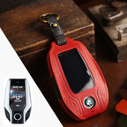 BMW Leather Car Key Cover - Genuine Leather, Premium Fit for All BMW Models