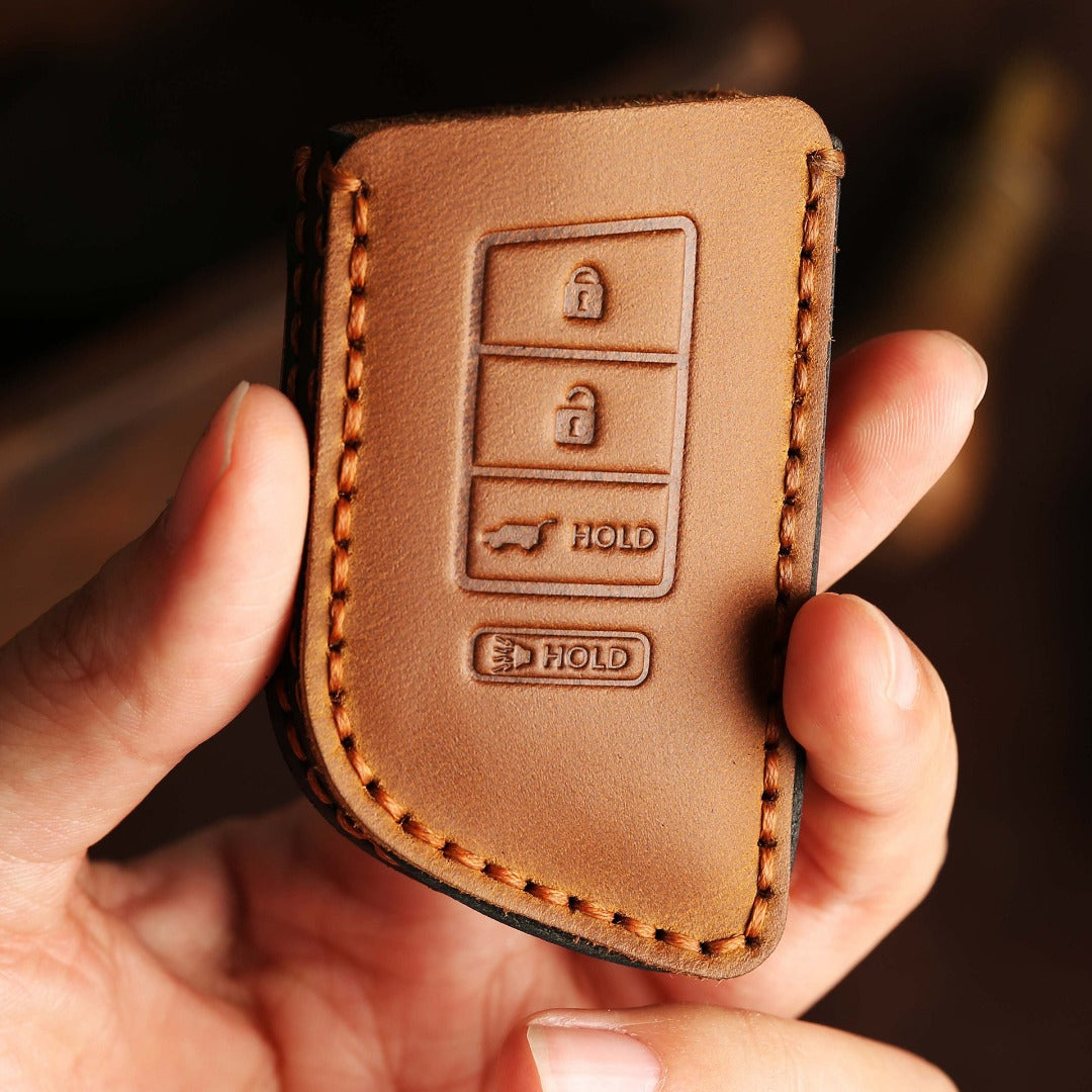 Autoschlüsselhülle aus Leder für Acura RLX, MDX, CDX, TLX-L und NSX