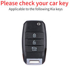 Carsine Kia Car Key Case Golden Edge
